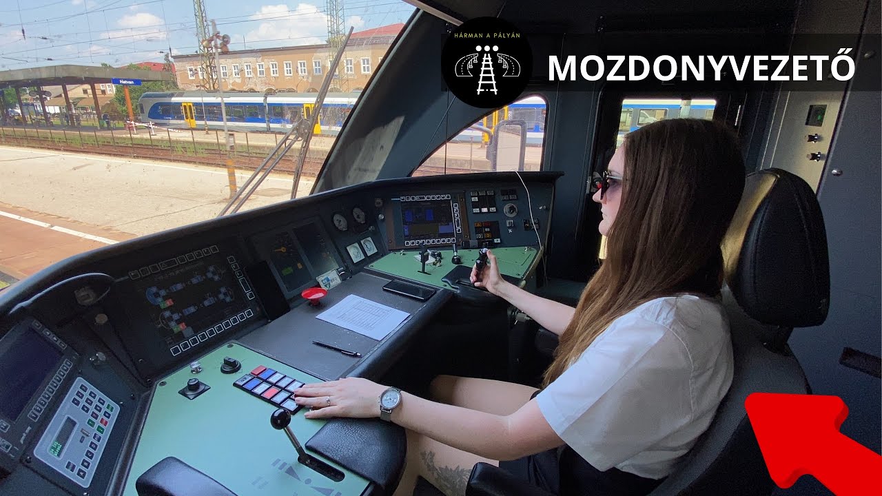 Ismerd meg Fannit, aki 3500 lóerős MOTORVONATOKAT és 80 tonnás MOZDONYOKAT vezet!