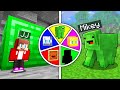 JJ and Mikey ROULETTE Hide and Seek Battle in Minecraft - Maizen