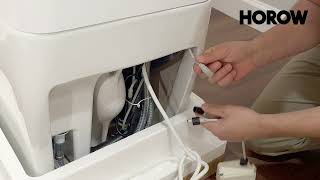 HOROW T05 Smart Bidet Toilet Installation Guide (3): Blackout Flush Battery Installation