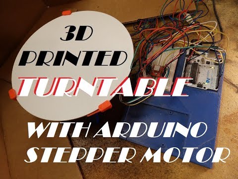 An Arduino-powered mini turntable with magnetic attachments