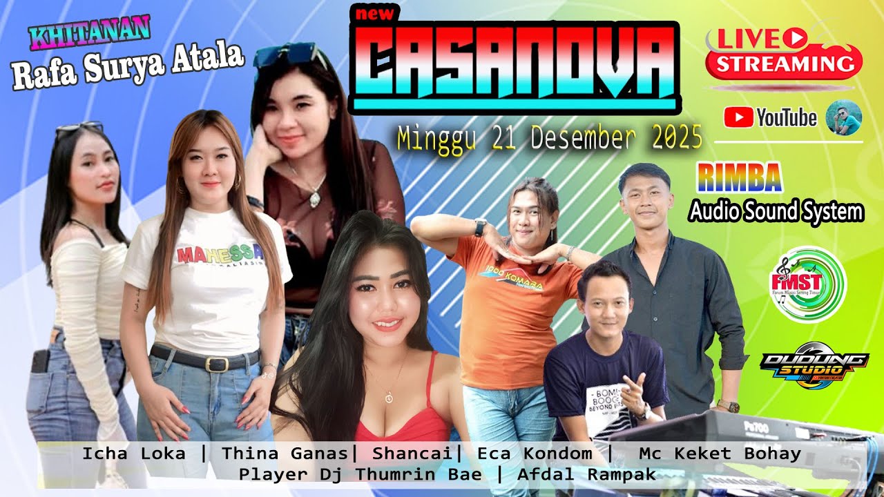 LIVE STREAMING | NEW CASANOVA  21 DESEMBER  2025 ( IN KP. KATAPURA KEC. PETIR )