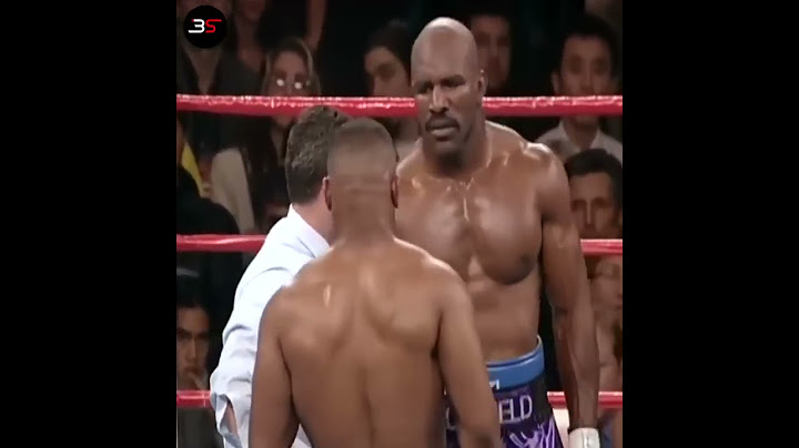THAT ROUND | MIKE TYSON vs EVANDER HOLYFIELD I | ROUND 3 (1996) HD  #shorts #highlights #thatround
