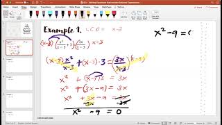 6 5 Rational Equation Example 1