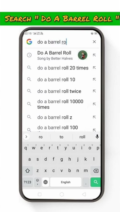 google does a barrel roll 10000 times 