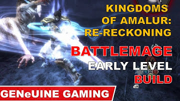 KINGDOMS OF AMALUR: RE-RECKONING BUILD VERY HARD DIFFICULTY - BATTLEMAGE (MIGHT/SORCERY) EARLY LEVEL