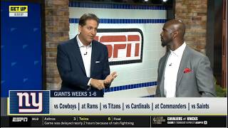 GET UP | Giants will win NFC East with John Harbaugh! - ESPN breakdown Giants' Week 1-6 schedule