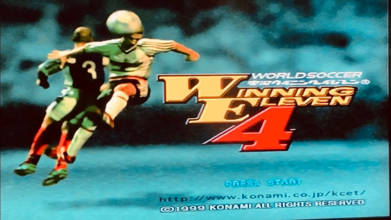 ウイニングイレブン4(1999年発売)をやってみた - YouTube