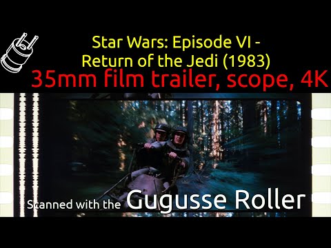 Star Wars: Episode VI - Return of the Jedi (1983) 35mm film trailer, scope 4K