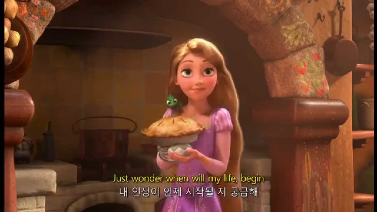 Hd] 1. Tangled(라푼젤) - When Will My Life Begin (영어+한글자막) - Youtube