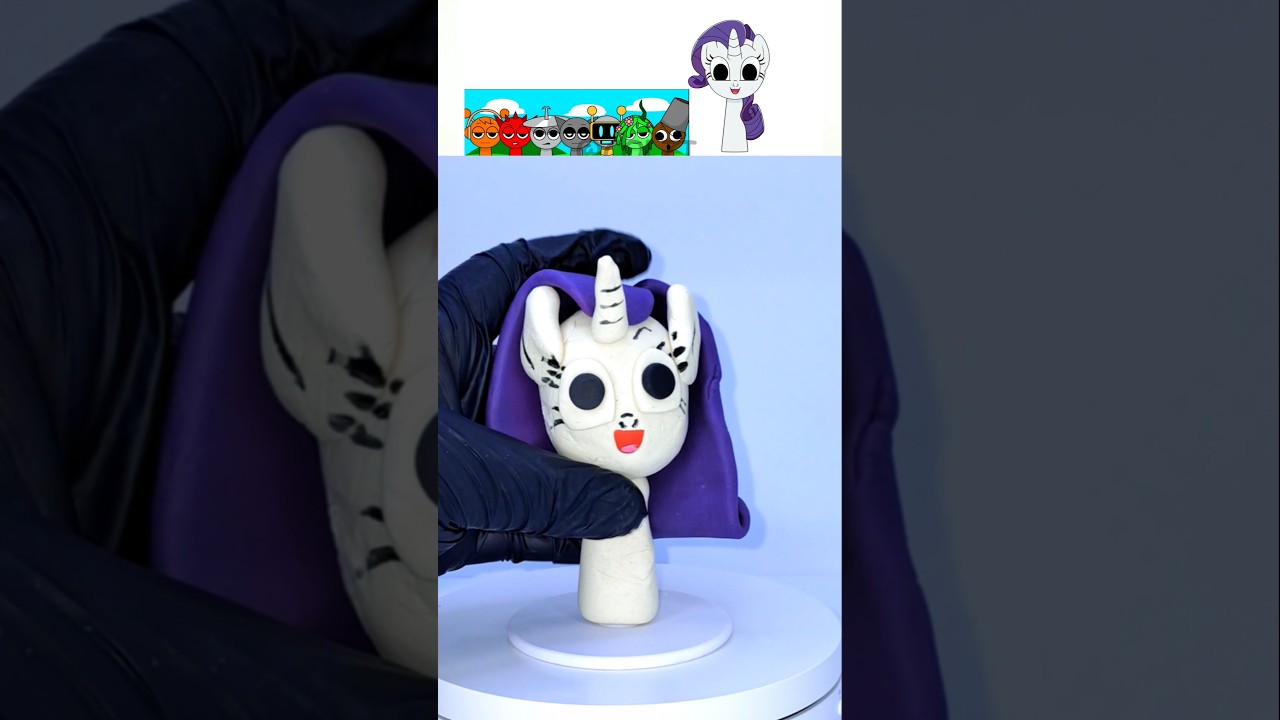 Sprunki 🎵 I Made Rarity 🦄 With Clay ⚪️🟣 My Little Pony ✨️ 