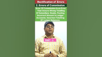 Rectification of errors!Errors of Commission #shorts #youtubeshorts #trending #rectificationoferror