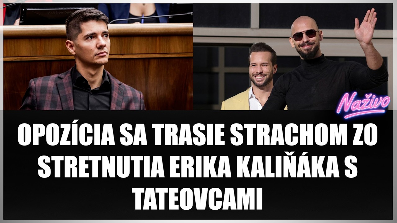 OPOZÍCIA SA TRASIE STRACHOM ZO STRETNUTIA ERIKA KALIŇÁKA S TATEOVCAMI odkazuje "Pozdravujú z Dubaja"