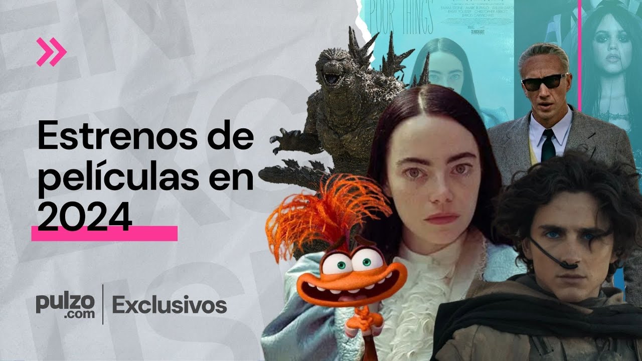 ¿Cuáles son las películas que se estrenan en 2024? | Pulzo - YouTube