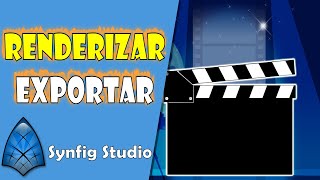 How to RENDER/Export in Synfig Studio
