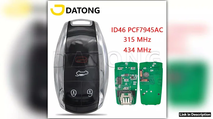 Datong World Upgrade ID46 PCF7945AC Chip 315433MHz Keyless Go Proximity Car Key For Bentley Essenti