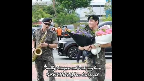 Welcome back.They are Really Happy😭🤧 Taejoon💜 #taehyung #namjoon #taejoon #bangtanfanfics #bts