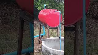Brilliant idea to make auto pump from the deep well,#shorts #diy #water #science