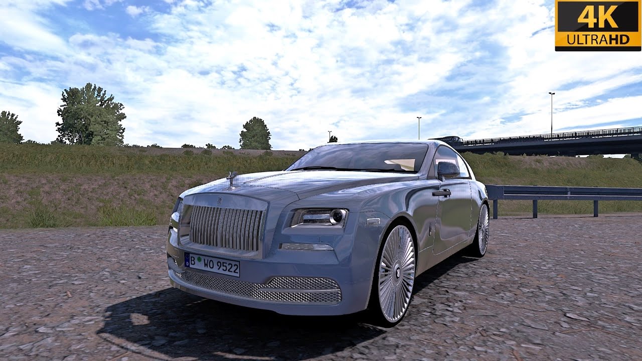 Rolls-Royce Wraith - Euro Truck Simulator 2 |Car Mod| - 4k Gameplay ...