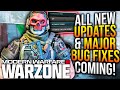 WARZONE: New UPDATE PATCH NOTES, Major BUG FIXES Confirmed, &amp; More! (WARZONE UPDATE)