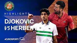 Novak Djokovic vs Pierre-Hugues Herbert  | Round 1 | French Open 2024 Extended Highlights 🇫🇷