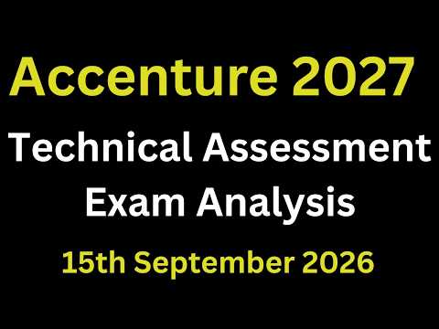 14th Sept 2026 - Accenture Technical Assessment Questions 2027 Batch | Accenture Coding Question