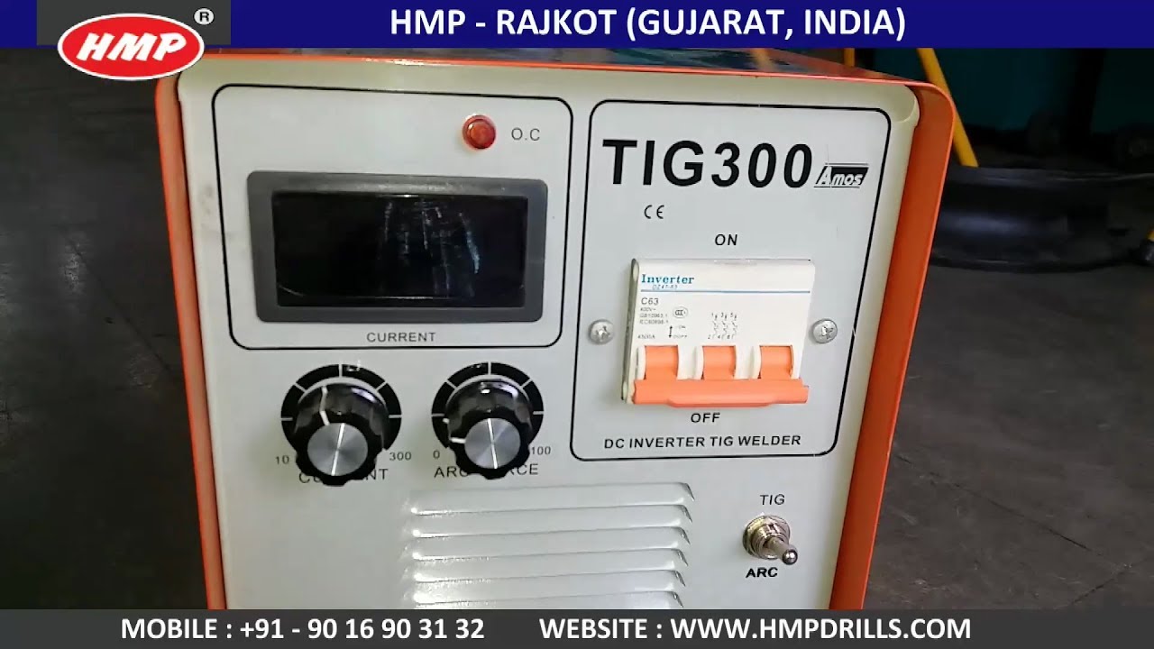 HMP TIG 300A 3 Phase Inverter Welding Machine By Rajlaxmi Machine Tools