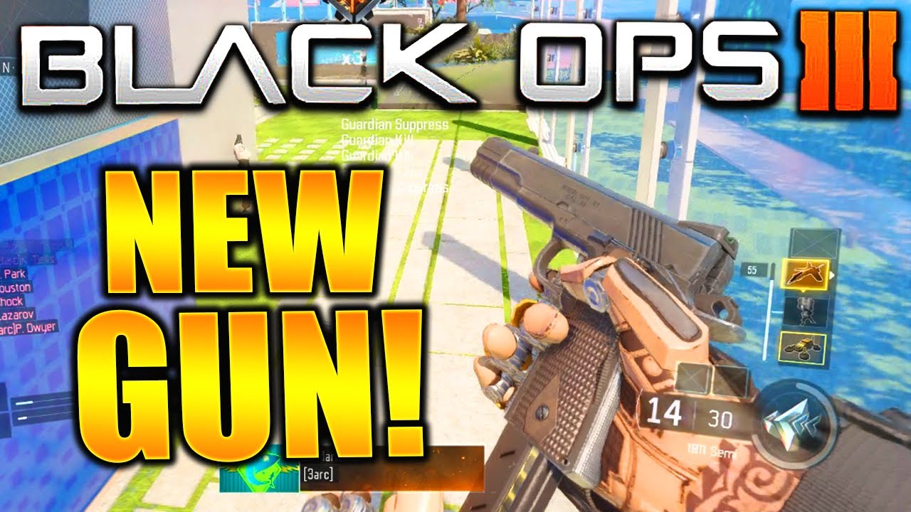 1911 GAMEPLAY BLACK OPS 3! NEW DLC WEAPONS IN BLACK OPS 3 "1911