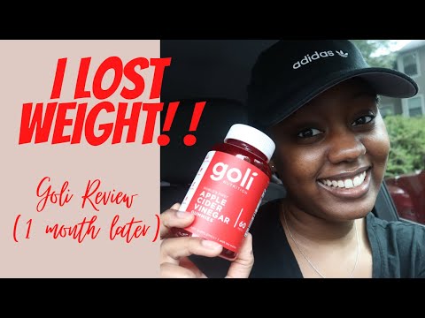 I LOST WEIGHT TAKING GOLI GUMMIES! (1 Month Later)
