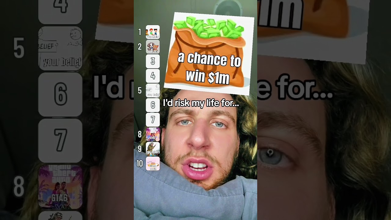 LAST ONE... 😭 Ranking Things I'd risk for