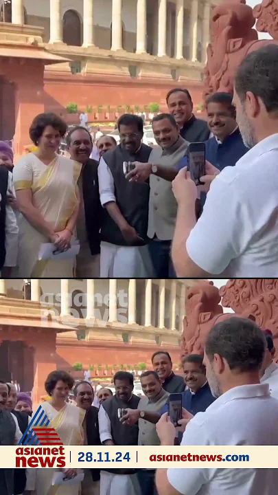 ഇത് ഞങ്ങളുടെ എക്സ് എംപിയെന്ന് രാഹുലിനെ ചൂണ്ടി പ്രിയങ്കയോട് കേരള എംപിമാർ, പൊട്ടിച്ചിരി
