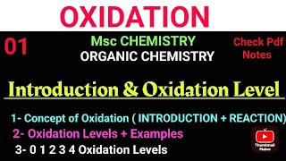 Oxidation & Oxidation Levels  #mscchemistrynotes #organic  @itschemistrytime