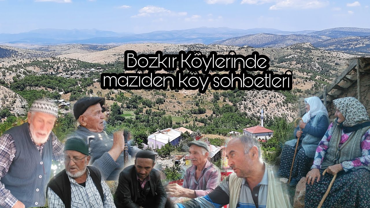 Bozkır Köylerinde maziden köy sohbetleri - Üçpınar, Soğucak, Söğüt ve Karabayır.