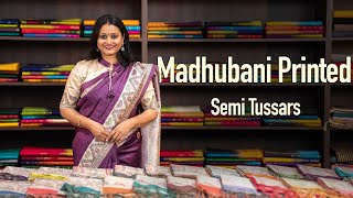 Madhubani Printed Semi Tussars | Prashanti | 16 May 2023 screenshot 4