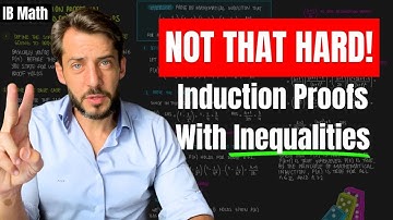 Two examples that will teach you induction proofs with inequalities (it