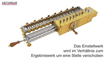 Gottfried Wilhelm Leibniz, 1672, demonstration video