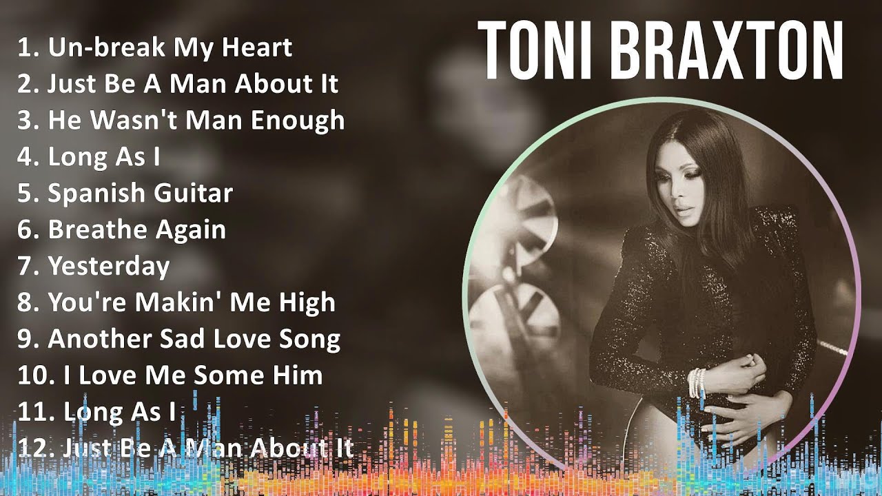 Toni Braxton 2024 MIX Greatest Hits - Un-break My Heart, Just Be A Man About It, He Wasn't Man E...