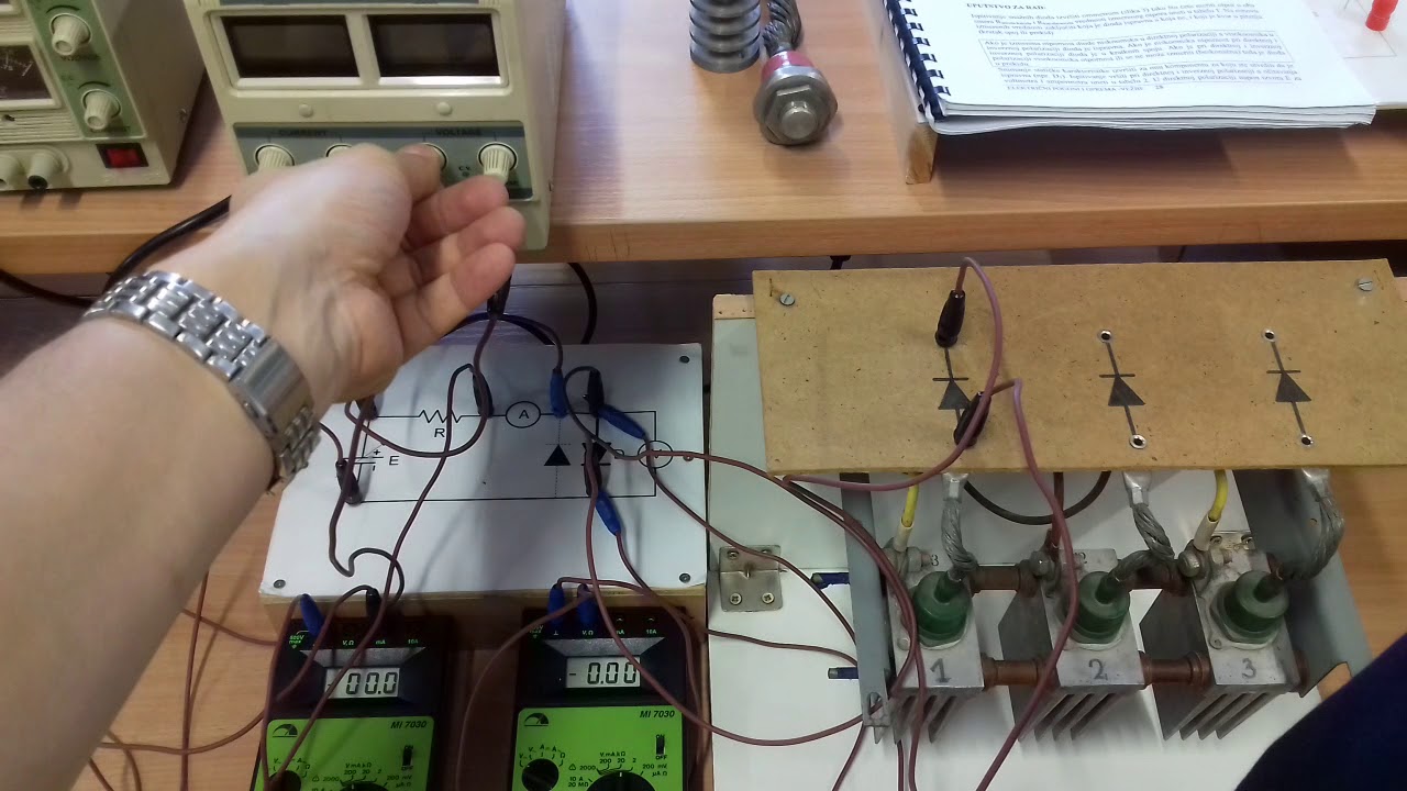 Vezba 9b Snimanje statičke karakteristike snažne diode