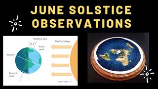 June Solstice Explorations (Flat Earth + Globe Earth) 2020 edition