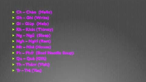 Learn Vietnamese Lesson 2: Pronunciation Guide Part II