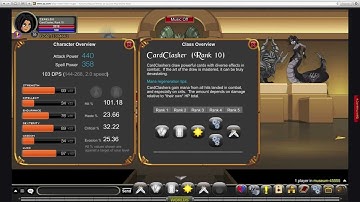 AQW CardClasher Class Guide