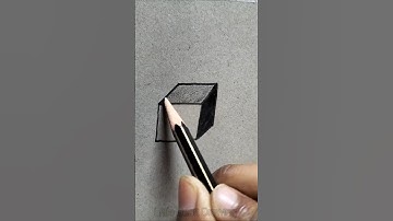 How to Draw 3D cube #shorts #viralshort #viralvideo