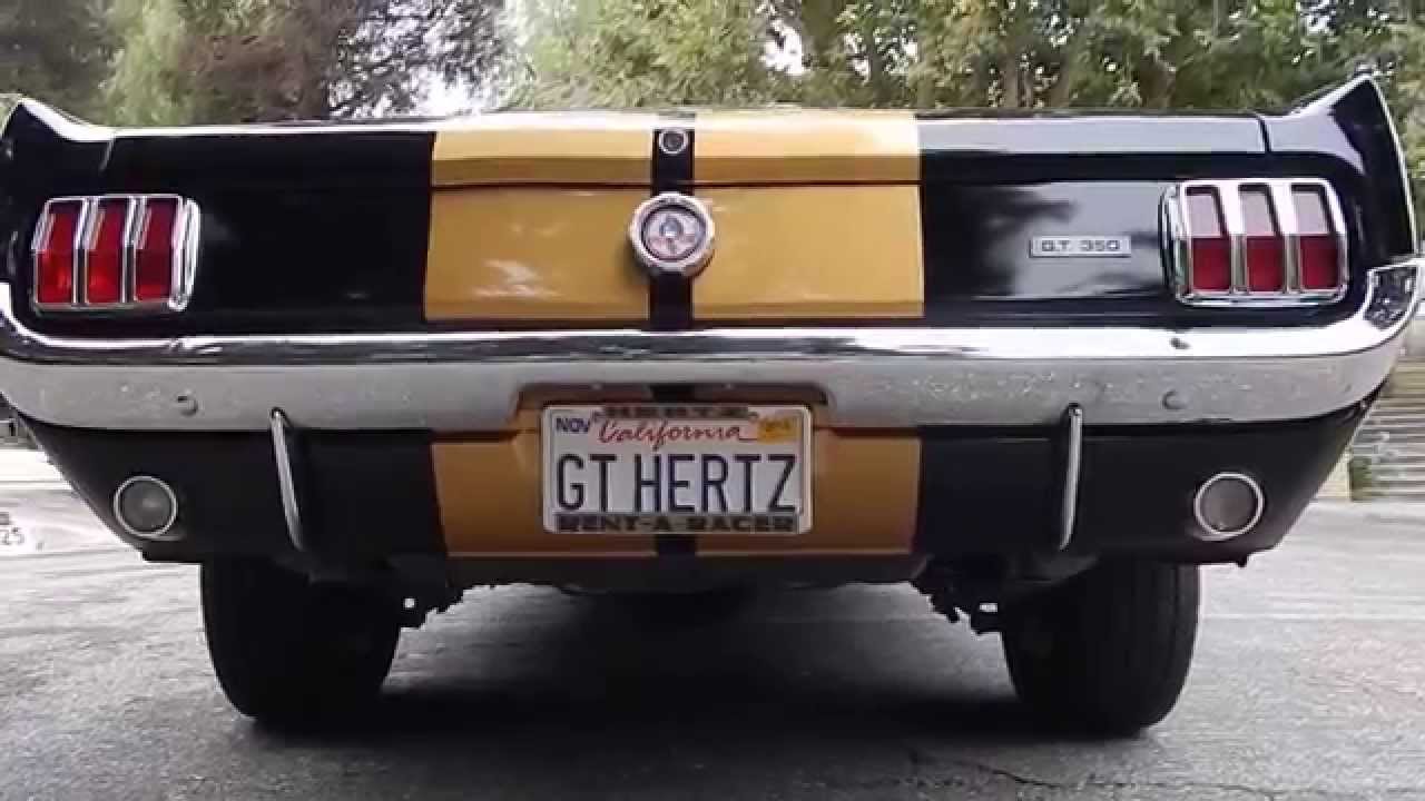 1966 Shelby Mustang GT350H Hertz RentARacer YouTube