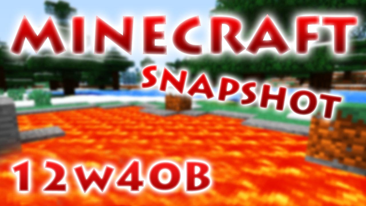 Minecraft Snapshot 12w40a & 12w40b - RedCrafting Review