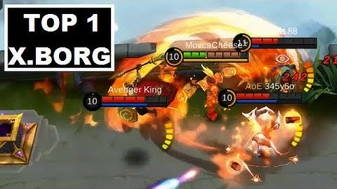 Top 1 Global X.Borg Undying Build Perfect MVP Gameplay - Mobile Legends