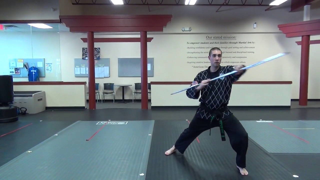 American Dojo Traditional BoStaff Form Section 2 YouTube