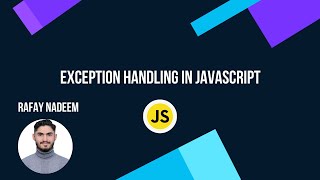 Exception Handling in JavaScript (Urdu/Hindi)