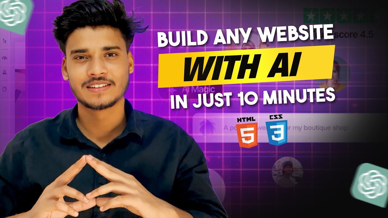 Create a Pro Website in 10 Minutes Using AI — No Coding Needed! - YouTube