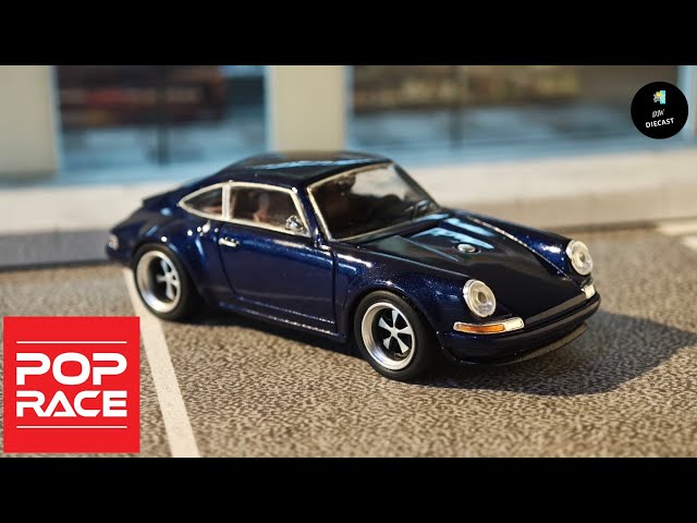 Porsche Singer Monaco Blue by Pop Race 1&frasl;64 | UNBOXING and