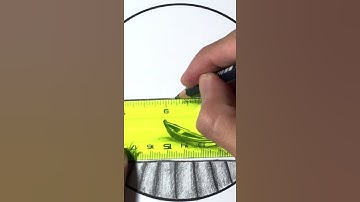 Vẽ Tranh PHONG CẢNH TRONG HÌNH TRÒN bằng BÚT CHÌ #shorts