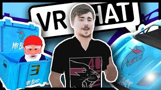 I made a MrBeast avatar into VRChat (Funny moments)